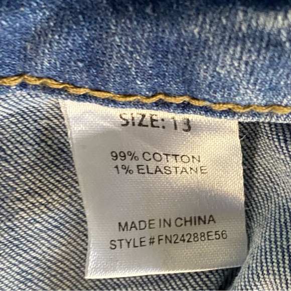 Fashion Nova Mighty Good Cargo Denim Joggers Jeans Women Size 13 Stretch - Picture 9 of 10